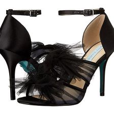 Incaltaminte Femei Betsey Johnson Big Black Satin