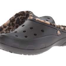 Incaltaminte Femei Crocs Freesail Loeopard Lined Clog BlackGold