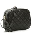 Accesorii Femei Kelly Katie Kelly Katie Qulited Camera Crossbody Bag Black
