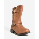 Incaltaminte Femei CheapChic Draw The Line Boot Cognac