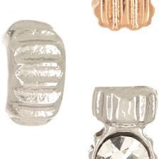 Fossil Textured Stud Earrings - Set of 3 MULTI