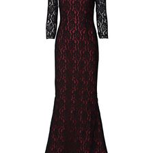 Rochie lungă din dantelă 