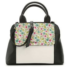 Accesorii Femei Nine West Nine West Play Angles Satchel BlackWhiteFloral