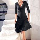 Rochie cu mâneci 3/4 