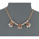 Bijuterii Femei Betsey Johnson Luminous Betsey Glitter Rose Necklace Gold