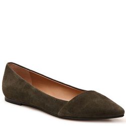 Incaltaminte Femei Crown Vintage Noelle Flat Olive Suede