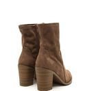 Incaltaminte Femei CheapChic Save The Day Faux Suede Chunky Booties Taupe