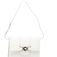 Versace Calfskin Signature Bag BIANCO ORO CHIARO