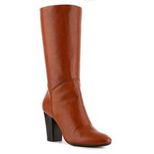 Incaltaminte Femei Giuseppe Zanotti Leather Stacked Heel Boot Orange