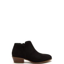 Incaltaminte Femei CheapChic Jetset Diaries Faux Suede Booties Black