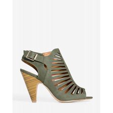 Incaltaminte Femei CheapChic Shaky Mine Or Yours Bootie Olive