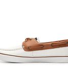 Incaltaminte Femei Sperry Top-Sider Bahama Canvas Leather Boat Shoe Ivory