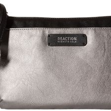 Kenneth Cole Reaction Right Angles Mini Crossbody Pearlized Silver