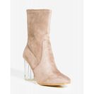 Incaltaminte Femei CheapChic In The Moment Bootie TaupeKhaki