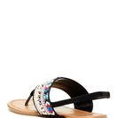 Incaltaminte Femei Red Circle Aliana Flat Sandal Black