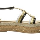 Incaltaminte Femei Just Cavalli Calf and Patent Leather with Rope and Cork Sand