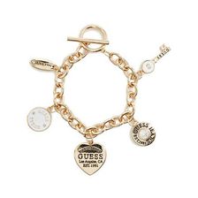 Bijuterii Femei GUESS Gold-Tone Charm Bracelet gold