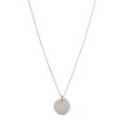 Bijuterii Femei Forever21 Disc Charm Necklace Silver