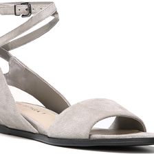 Via Spiga Enora Taupe Sport Suede Leather