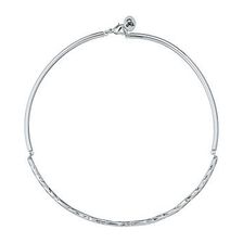 Bijuterii Femei Sam Edelman Crinkle Hinge Collar 15quot Necklace Rhodium