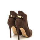 Incaltaminte Femei CheapChic Hide And Chic Pointed Stiletto Booties Taupe