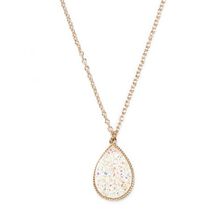 Bijuterii Femei Forever21 Iridescent Faux Stone Necklace Goldmulti