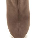 Incaltaminte Femei CheapChic Major Muse Chunky Faux Suede Booties Taupe
