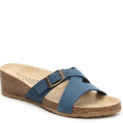 Incaltaminte Femei Easy Street Sandalo Wedge Sandal Blue