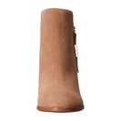 Incaltaminte Femei See by Chloe Heel with Metallic Detail Zip Bootie Beige