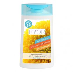Lotiune de plaja factor SPF 15, protectie medie, Ryor