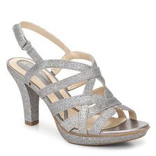 Incaltaminte Femei Naturalizer Delma Glitter Sandal Pewter Metallic