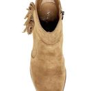 Incaltaminte Femei Via Spiga Niurka Suede Fringe Bootie DK NATURAL