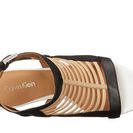 Incaltaminte Femei Calvin Klein Nalo SandBlackPlatinum White Leather