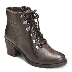 Incaltaminte Femei Aerosoles Inception Combat Boot Dark Brown Leather
