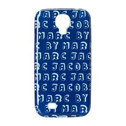 Accesorii Femei Marc by Marc Jacobs Dynamite Logo Phone Case for Samsungreg Galaxy Sreg 4 Bright Blue Multi