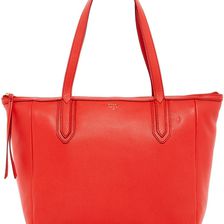 Fossil Sydney Leather Tote TOMATO