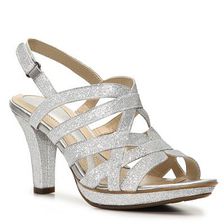 Incaltaminte Femei Naturalizer Delma Glitter Sandal Silver Metallic