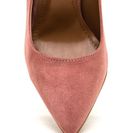 Incaltaminte Femei CheapChic Point \'n Chic Chunky Faux Suede Pumps Blush