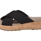 Incaltaminte Femei Rockport Land Boulevard Cross Slide Flatform Sandal Black Stretch