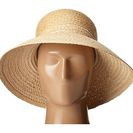 Accesorii Femei LAUREN Ralph Lauren Braided Top Stitched Raffia Sun Hat NaturalWhite