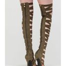 Incaltaminte Femei CheapChic X\'s And Oohs Gladiator Heels Olive