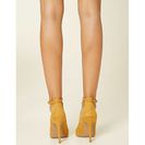 Incaltaminte Femei Forever21 Faux Suede Ankle-Strap Pumps Mustard