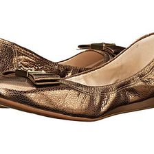 Incaltaminte Femei Cole Haan Tali Bow Ballet Gold Metallic