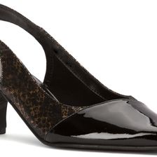 Walking Cradles Ramona Black/Bronze Lizard Print