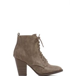 Incaltaminte Femei CheapChic Complete Me Faux Leather Booties Beige
