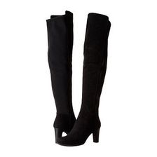 Incaltaminte Femei Rockport Total Motion 75mm Over Knee Boot Black Kid Suede