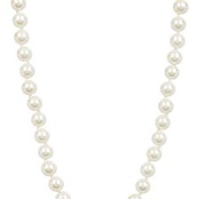 Bijuterii Femei Givenchy 8mm Faux Pearl Collar Necklace SILVER