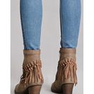Incaltaminte Femei Forever21 Sbicca Tasseled Ankle Boots Taupe
