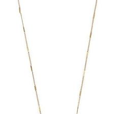 Vince Camuto Pave Flat Horn Pendant Necklace Worn Gold/Crystal