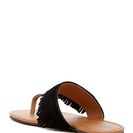 Incaltaminte Femei BC Footwear Dinky Suede Fringe Sandal BLACK